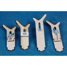 Model Support System - Small & Medium Tilted Fuselage Supports